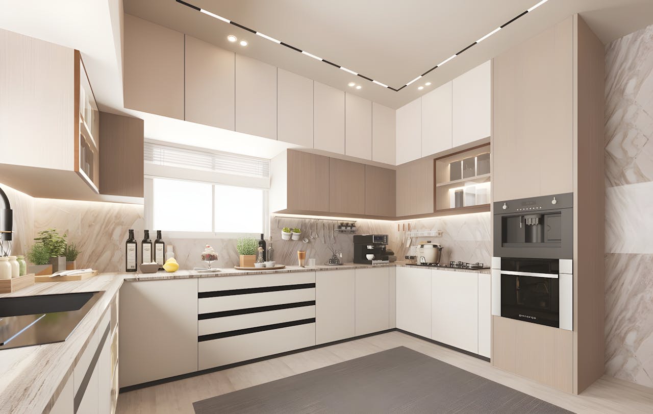 services-02 A sleek, modern kitchen with minimalist design features and ample natural light.